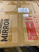 Keonjinn hd-jz-BGSSWR60 24 in. W x 24 in. H Round Frameless 3 Colors Dimmable LED Backlit Anti-Fog Wall Mount Modern Bathroom Vanity Mirror