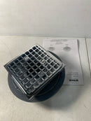 Kohler K-9136-CP Clearflo Square Design Tile-In Shower Drain - Chrome