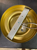 Z-Lite 735F10-LG Vaughn 11" Wide Flush Mount Ceiling Fixture - Luxe Gold