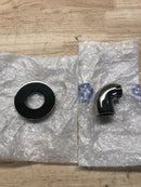 Kohler K-22172-SN Purist Stillness Wall Supply Elbow with Check Valve - Vibrant Polished Nickel