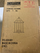 Capital Lighting 9836BK Main Street 3 Light 10" Wide Outdoor Taper Candle Mini Pendant - Black