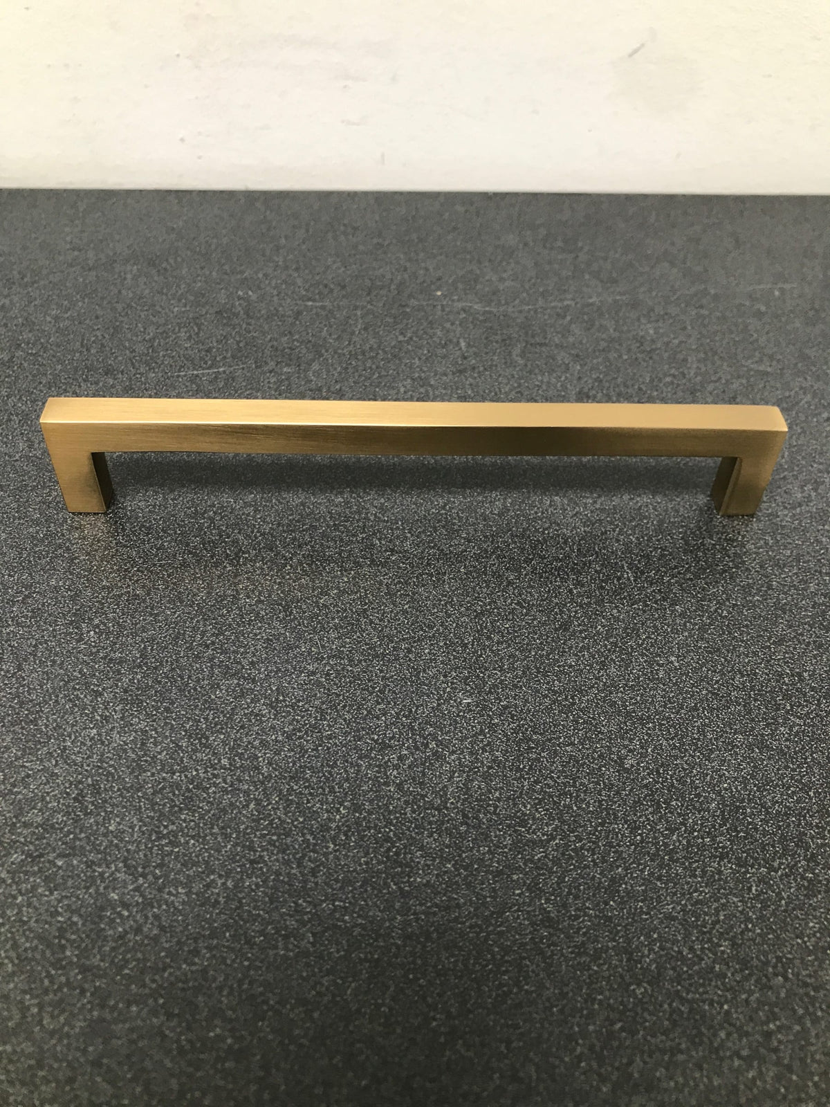 Elements 625-160SBZ Stanton 6-5/16" (160 mm) Center to Center Square Cabinet Handle / Drawer Pull - Mounting Hardware Included - Satin Bronze