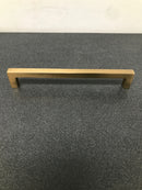 Elements 625-160SBZ Stanton 6-5/16" (160 mm) Center to Center Square Cabinet Handle / Drawer Pull - Mounting Hardware Included - Satin Bronze