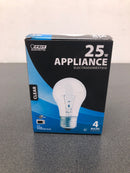 Feit Electric 25A15/CL-130 25-Watt Incandescent A15 Bulb