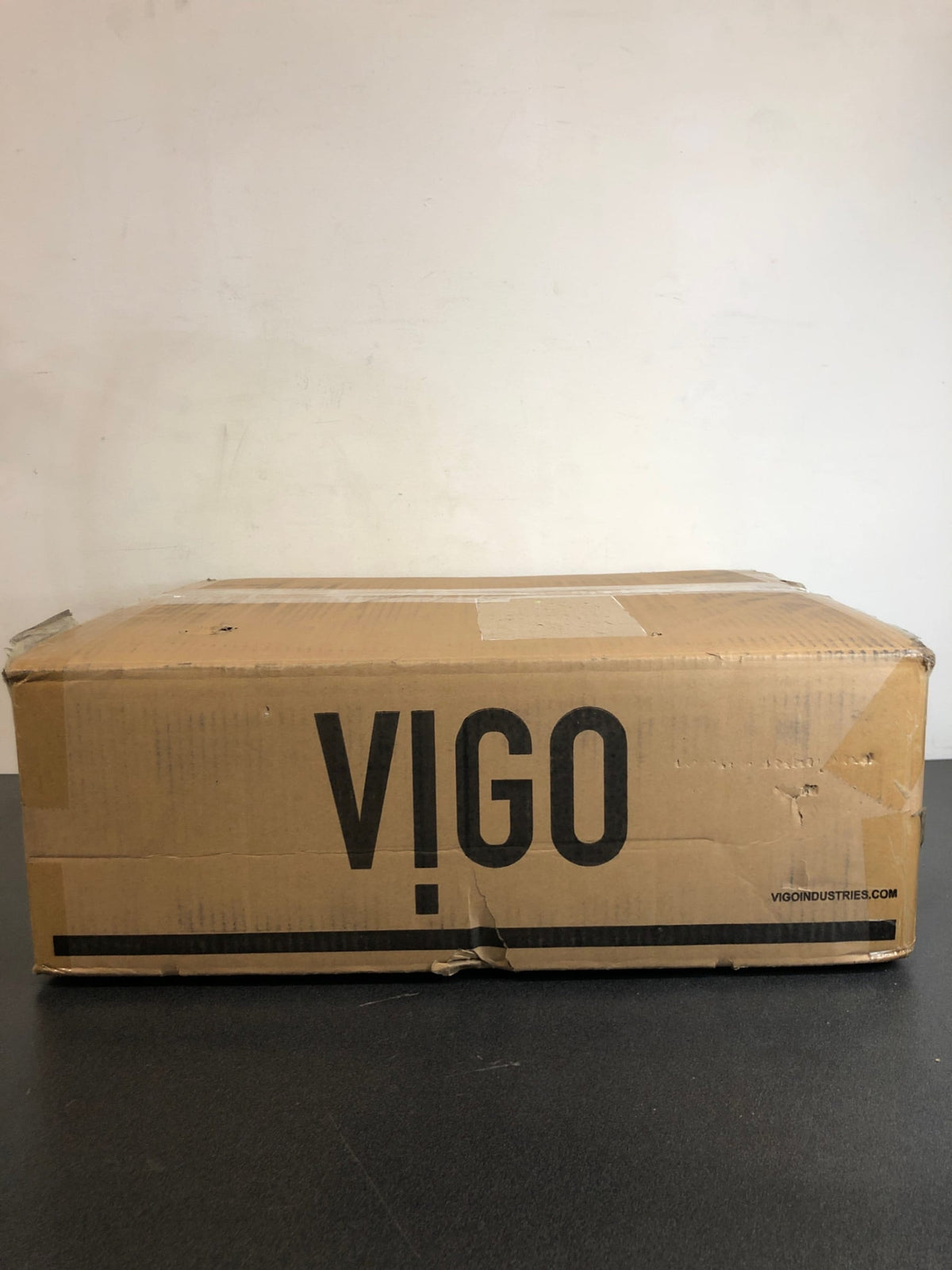Vigo Jasmine 18" Matte Stone Vessel Bathroom Sink