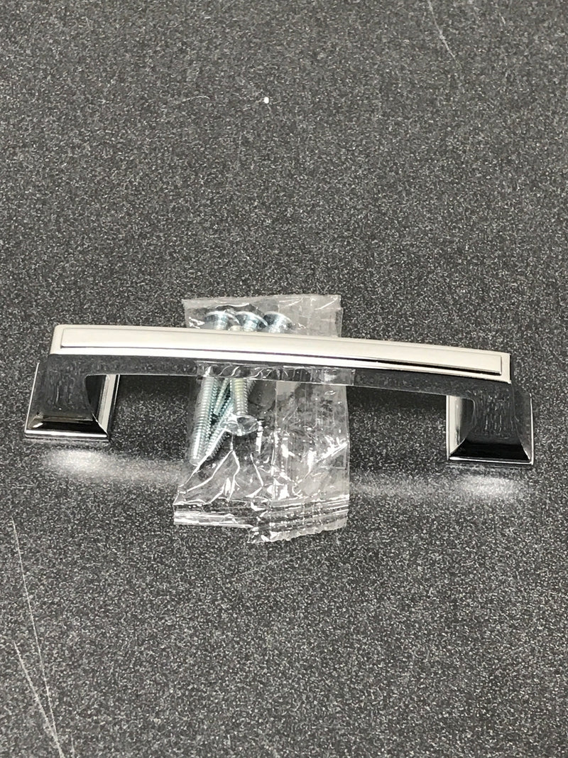 Amerock BP5303126 Mulholland 3-3/4 Inch Center to Center Handle Cabinet Pull - Polished Chrome