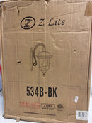 3 Light Outdoor Wall Mount In Gothic Style 12.38 Inches Wide By 24.25 Inches High Z-Lite 534B-Bk