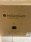 Millennium lighting 9025-NAT Elise 22 inch Wide 3-Light Pendant-Matte Black