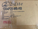 Z-Lite 1004P20-MB-RB Landry 20" Wide Pendant - Matte Black / Rubbed Brass