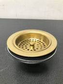 Kohler K-8801-2MB Duostrainer 3-1/2" Basket Strainers - Brushed Modern Brass