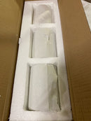 ML Lighting 3683-SN Transitional Three Light Vanity from None Collection in Pewter, Silver Finish, Satin Nickel