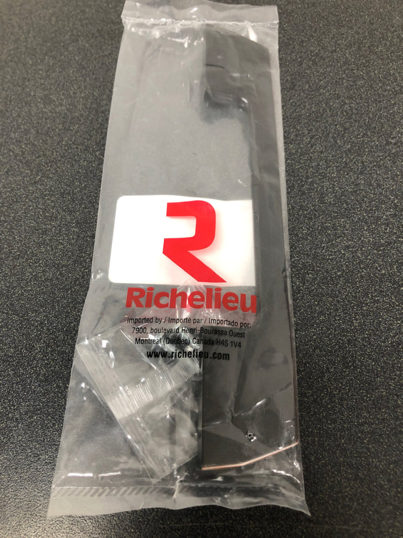 Richelieu BP7125128BORB 5 Inch Center to Center Handle Cabinet Pull from the Expression Collection - Brushed Oil-Rubbed Bronze