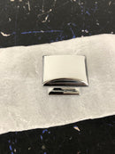 Amerock BP2934026 Candler 1-1/4 Inch Rectangular Cabinet Knob - Polished Chrome