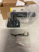 Miseno MLK5022BK Lorton Flat Bar Non-Turning One-Sided Door Lever - Matte Black