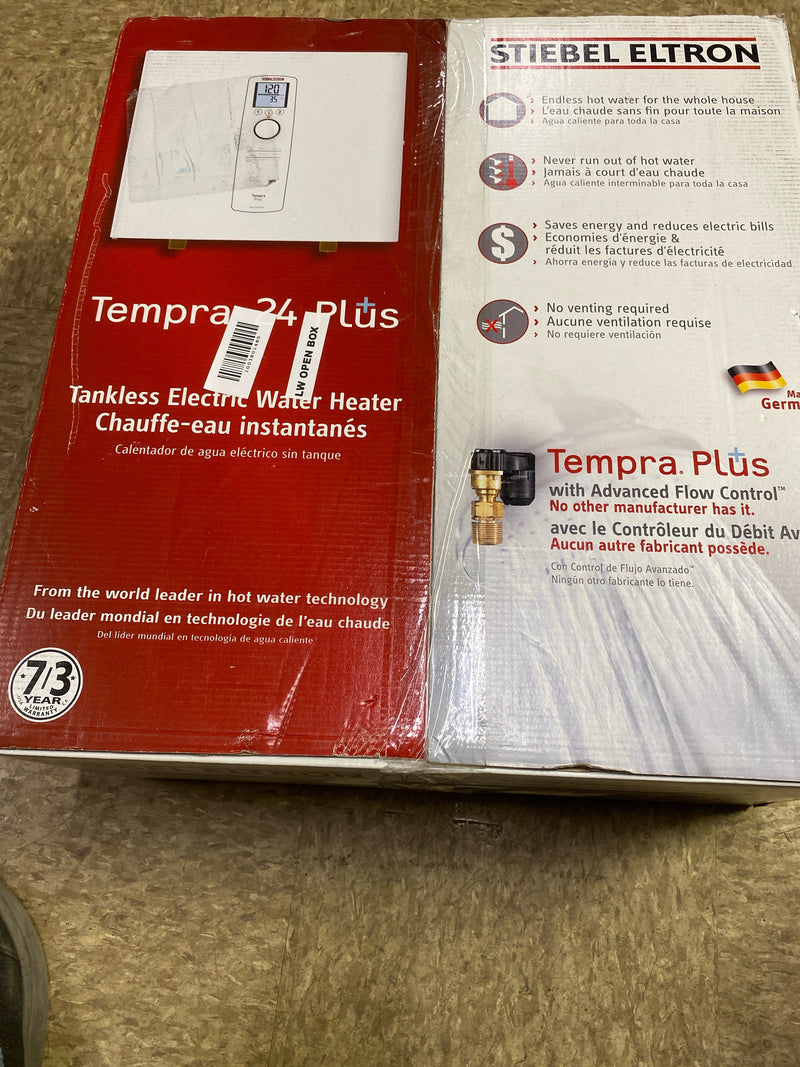 Stiebel eltron Tempra 24 Plus Tempra 24 Plus Adv Flow Control and Self-Modulating 24 kW 4.68 GPM Residential Electric Tankless Water Heater
