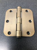 Emtek 92033 3-1/2" x 3-1/2" Plated Steel Heavy Duty 5/8" Radius