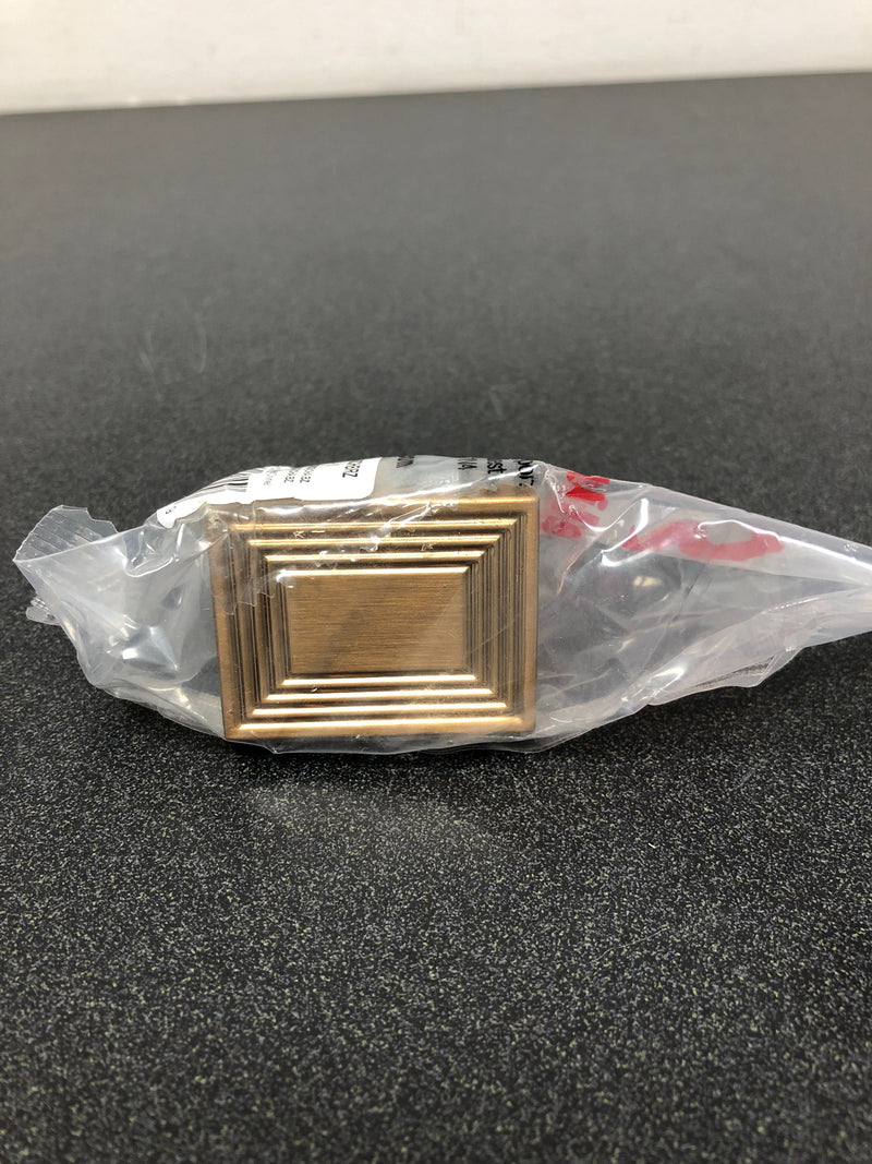 Richelieu BP87883545CHBRZ 1-3/4 Inch Rectangular Cabinet Knob - Champagne Bronze