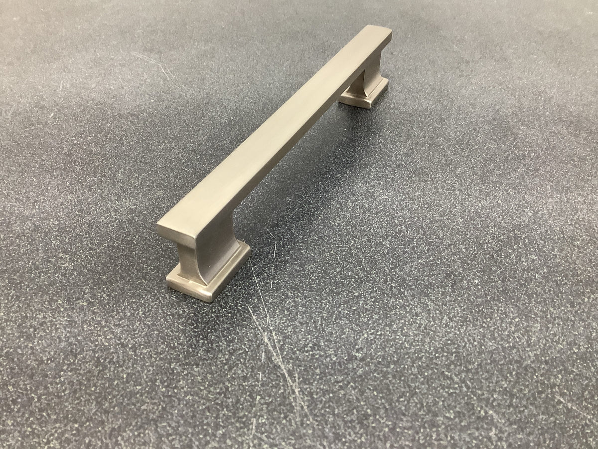 Miseno MCPTRP4506 Alder 5-1/16 Inch Center to Center Bar Cabinet Pull - Brushed Satin Nickel