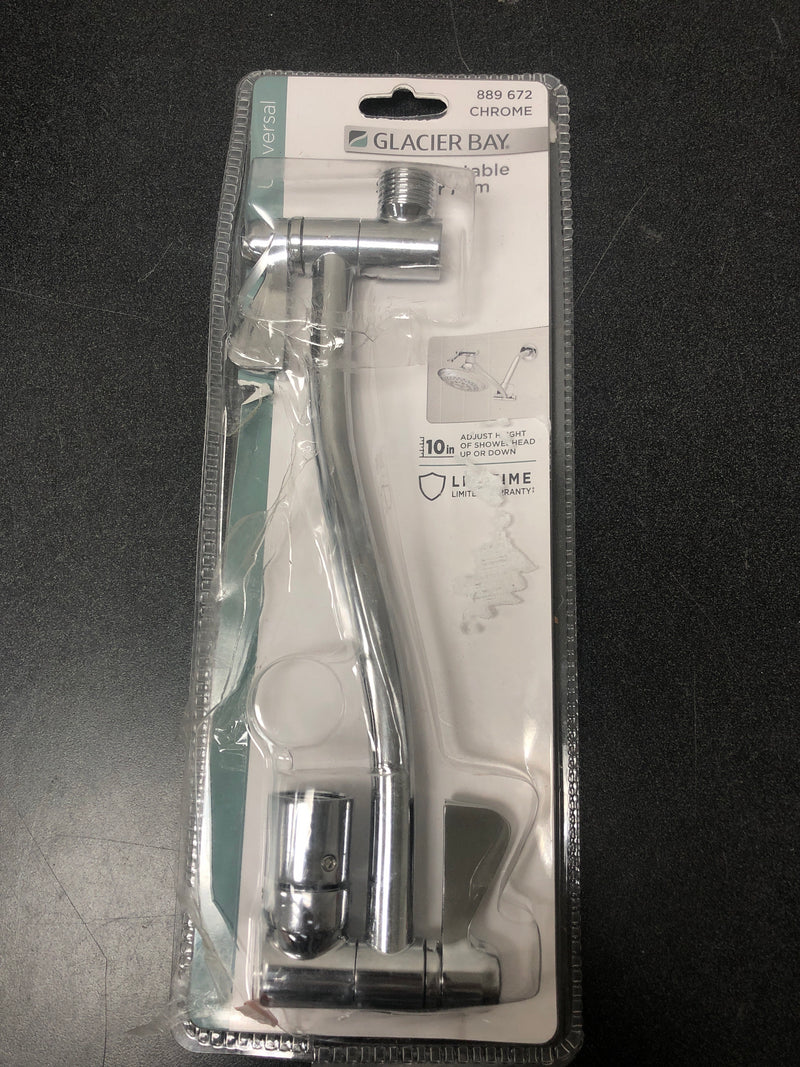 Glacier bay 3075-512 0.8 Straight adjustable Shower Arm in Chrome