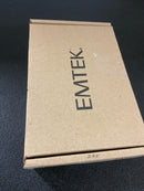 Emtek 2165US19134 Narrow Oval 7-1/4 Inch Tall Privacy Mortise Pocket Door Lock for 1-3/4" Thick Doors - Flat Black