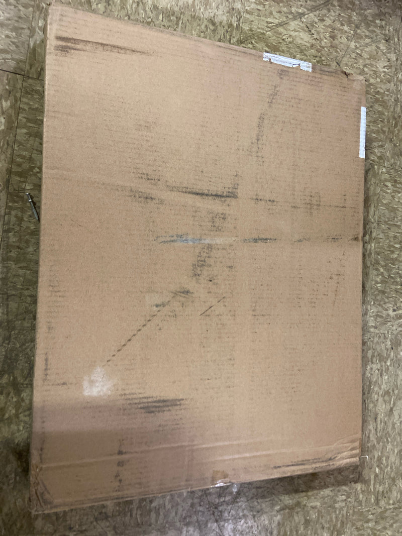 Tetote HD-CXFJ-4050GD 16 in. W x 20 in. H Arched Framed Decorative Wall Mounted Bathroom Vanity Mirror in Gold, Tempered Glass Shatterproof