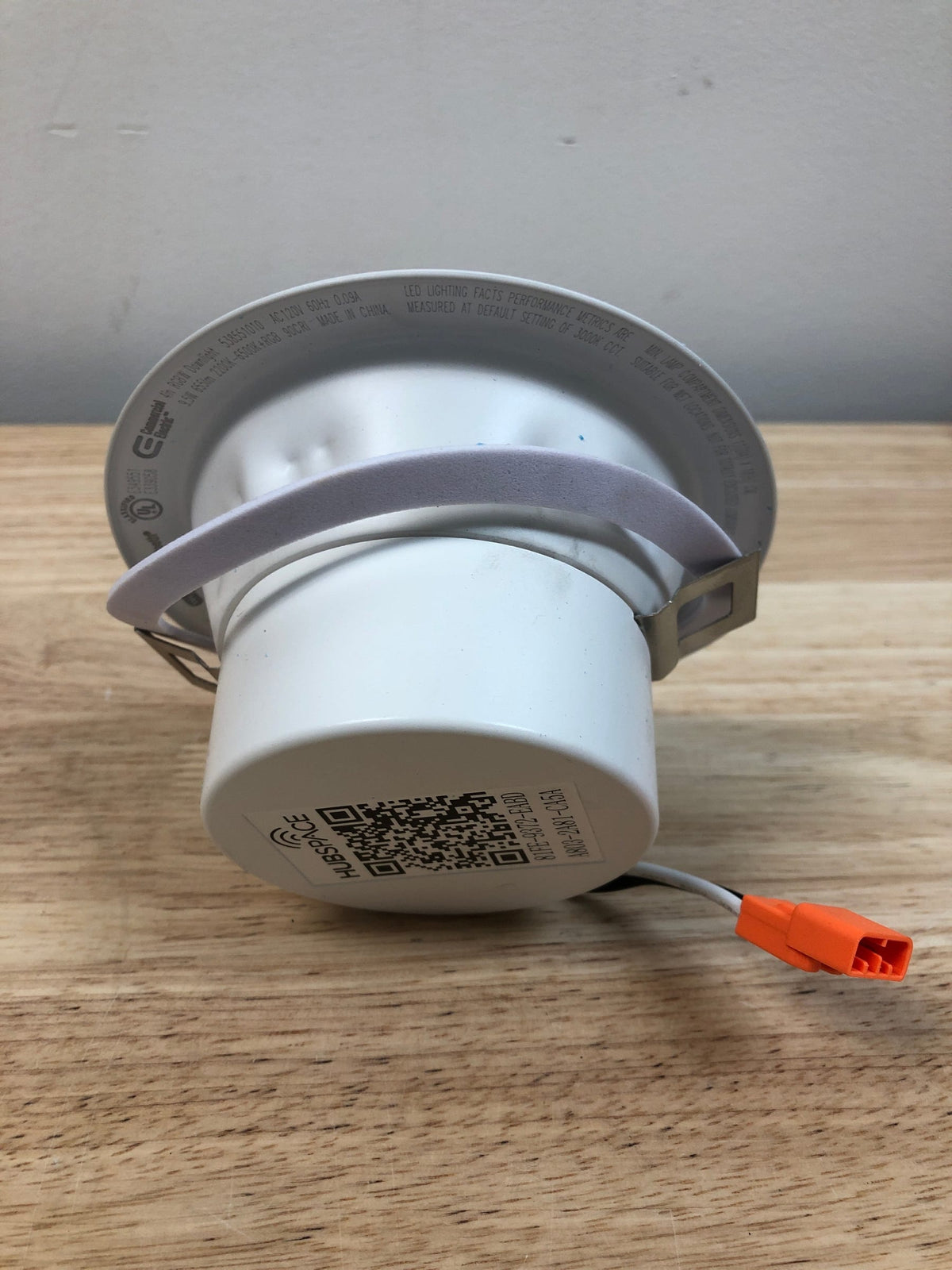 Commercial electric 538551010 4 in. Smart Adjustable CCT Integrated LED Recessed Light Trim Powered by Hubspace New Construction Remodel