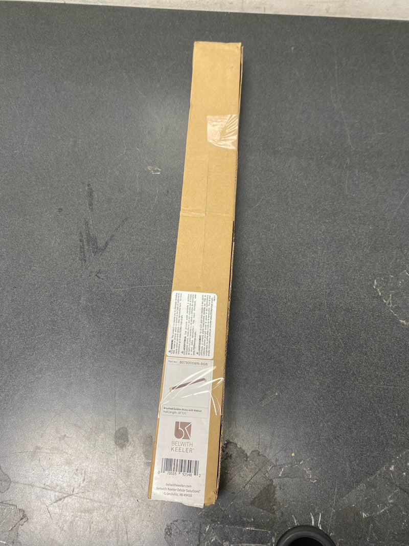 Belwith Keeler B079355 Fuse 18" Center To Center Mixed Materials Appliance Handle /