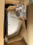 Progress Lighting P7153-31W Signature 1 Light 7" Tall Wall Sconce with Etched Glass Half-Bowl Shade - Matte Black