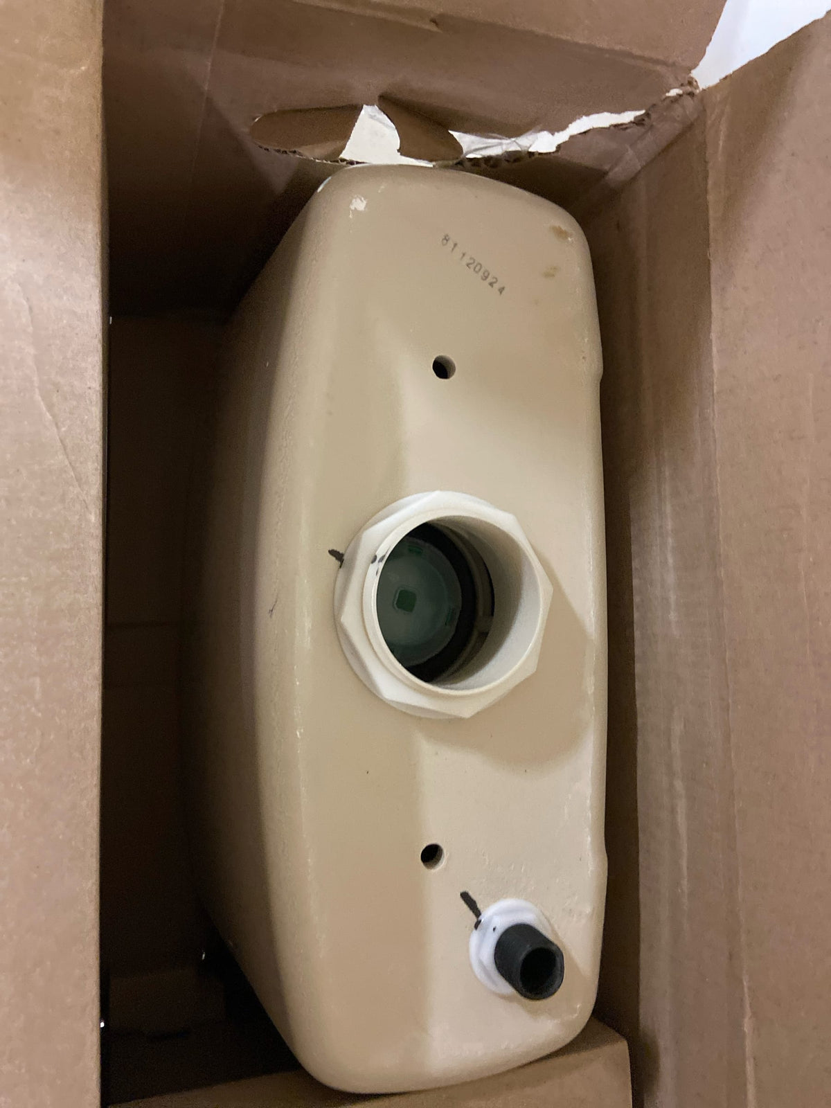TOTO Drake Transitional 1.28 GPF Toilet Tank with WASHLET+ Auto Flush Compatibility, Bone - ST786EA#03