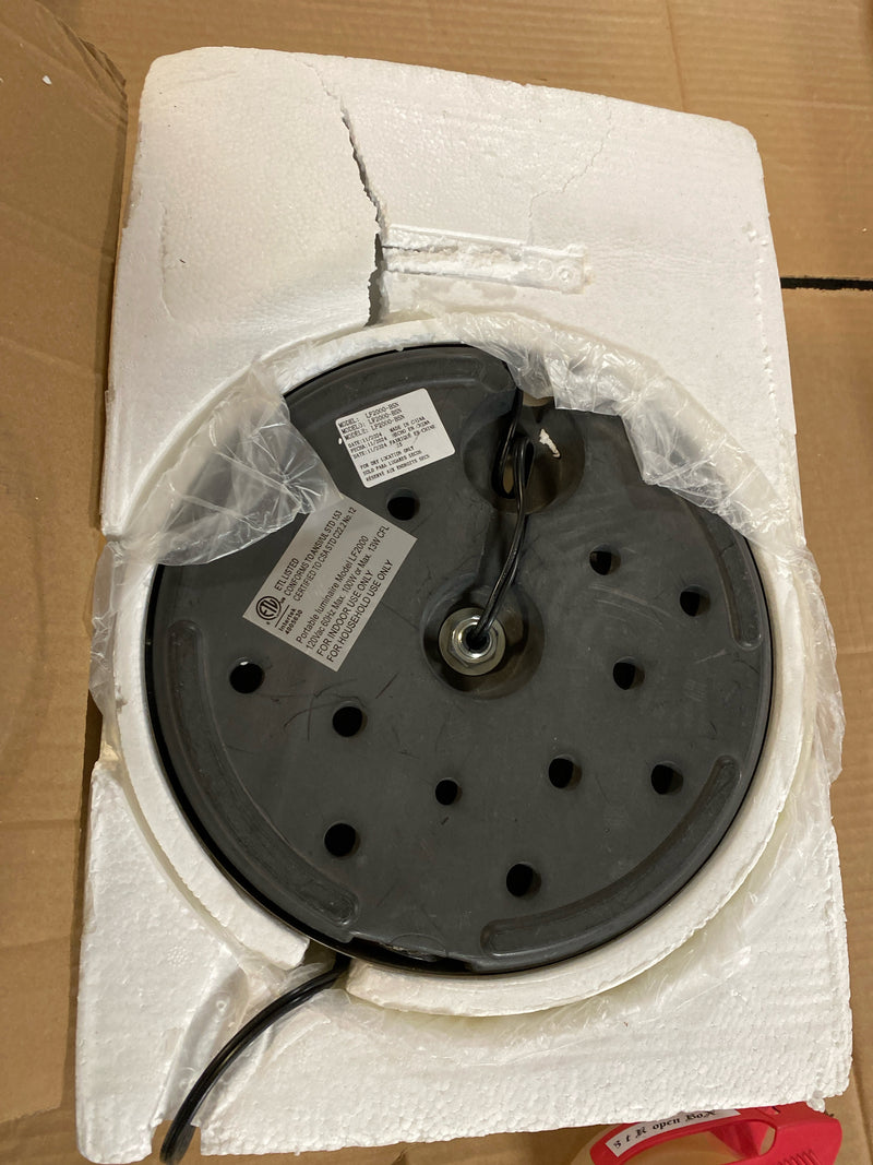 Simple Designs LF2000-BSN Mother-Daughter Floor Lamp with Reading Light, Brushed Nickel