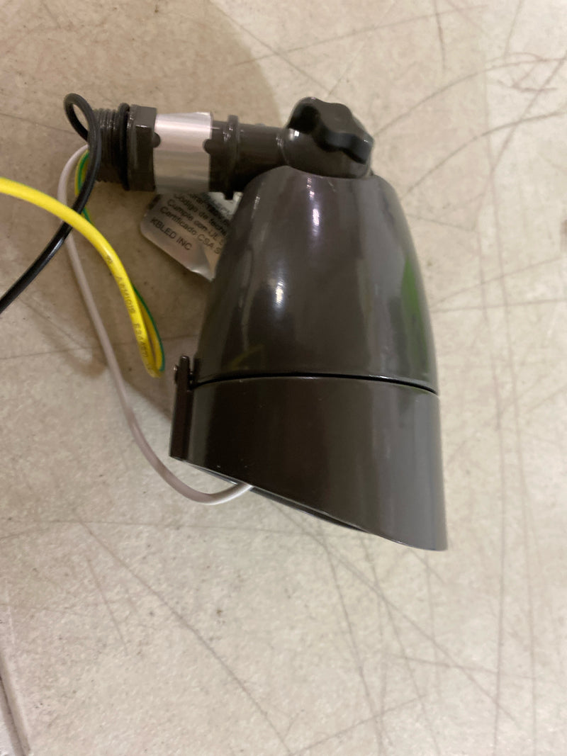 Commercial electric LSPM-7W01 7Watt 550 Lumens CE Hardwired Bronze Integrated LED Landscape Flood Light