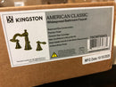 Kingston Brass FSC19733ACL American Classic 1.2 GPM Widespread Bathroom Faucet with Pop-Up Drain Assembly - Vintage Brass