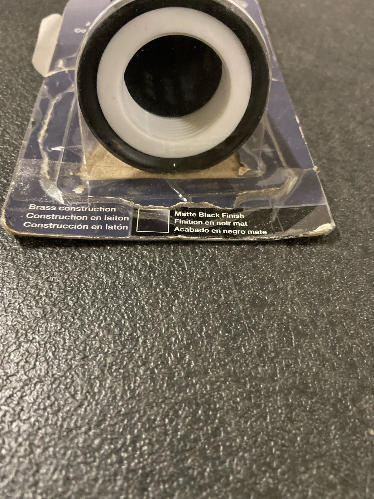 Kohler K-35714-BL Brass Air Gap Cover and Collar - Matte Black