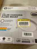 Commercial Electric 13 in. LED Flush Mount Light, 1350 Lumens, Night Light