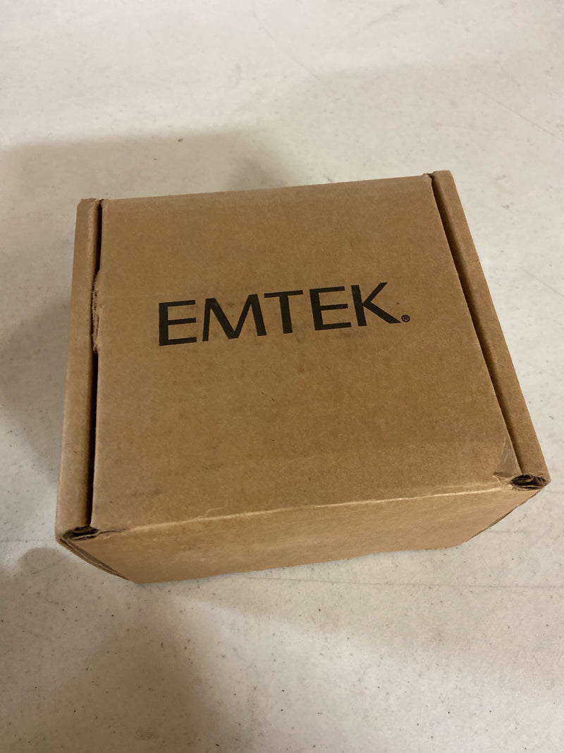 Emtek 5212DTUS19RH Dumont Right Handed Privacy Door Lever Set with Modern Rectangular Rose from the Brass Modern Collection - Flat Black