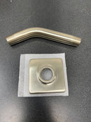 Moen S133BN Shower Arm and Flange from the 90 Degree Collection - Brushed Nickel