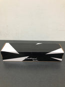 Alno A8455-18-SN Contemporary II 18 Inch Glass Shelf with Brass Mounting Brackets - Satin Nickel