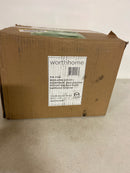 Worth home products PBN-3631-0011 Instant Pendant 1-Light Recessed Light Conversion Kit Brushed Bronze Grass Weave Shade