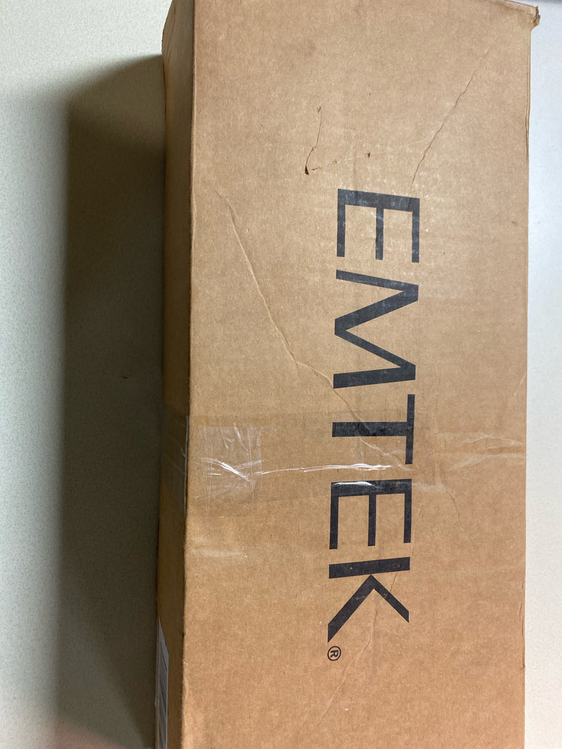 Emtek 4212HLOUS15RH Melrose Right Handed Full Plate Single Cylinder Keyed Entry Handleset with Helios Interior Lever - Satin Nickel