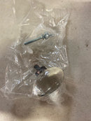 Amerock BP36651CORB Glacio 1 Inch Oval Cabinet Knob - Crystal / Oil-Rubbed Bronze