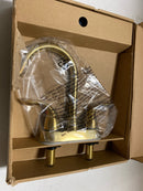 Glacier bay 4511762P Alima 4 in. Centerset 2-Handle High-Arc Bathroom Faucet in Matte Gold