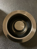 Signature Hardware SH162GM 3-1/2" Brass Kitchen Garbage Disposal Flange and Stopper - Gunmetal