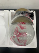 Elegant Lighting LD6036BR Eclipse Single Light 10" Wide Pendant with Frosted Glass - Brass / Frosted White