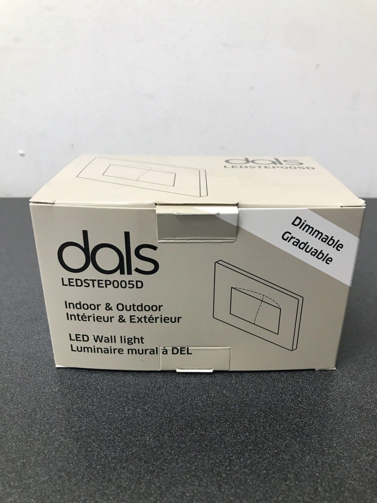 DALS Lighting LEDSTEP005D-WH 5" Wide LED Step Light - 3000K & 120 Volt - White