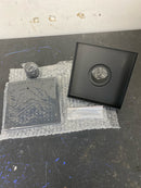 Oatey DS32060 Designline 6 in. x 6 in. Stainless Steel Square Shower Drain with Square Pattern Drain Cover in Matte Black