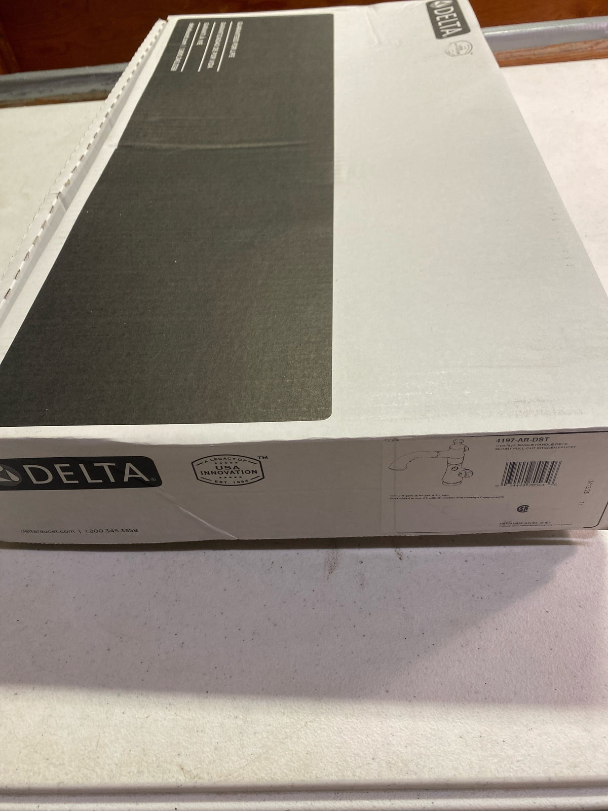 Delta 4197-AR-DST Cassidy Single-Handle Pull-Out Sprayer Kitchen Faucet In Arctic Stainless