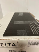 Delta 342701-BL Modern Square Non Shared Function Shower System Package with 1.75GPM Single Function Shower Head and Hand Shower - Includes Rough-In - Matte Black
