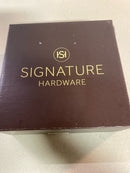 Signature Hardware SHMA555003AGBR Marceau 6-5/16" Wall Mounted Towel Ring - Aged Brass