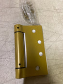 Emtek 95014US4 4 Inch x 4 Inch Spring Square Corner Mortise Hinge - Pair - Satin Brass