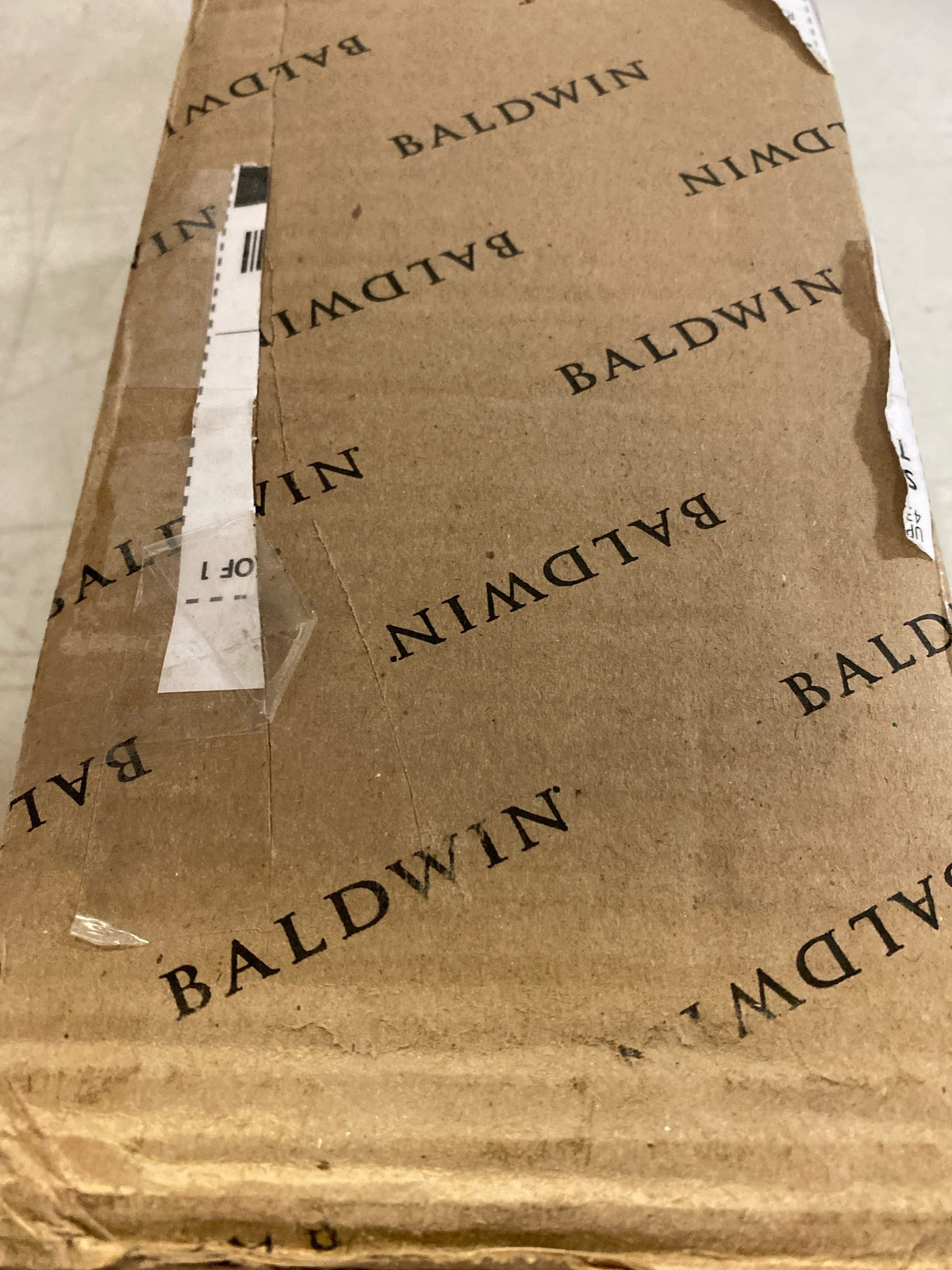 Baldwin 8225050ZW Touchscreen Minneapolis Z-Wave Deadbolt - Satin Brass and Black